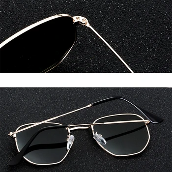 Yoovos 2021 Retro Pătrat ochelari de Soare pentru Femei Vintage Hexagon Oglindă de Metal Ochelari de Soare Brand de Moda Lentes De Sol Mujer UV400