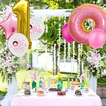 YORIWOO Gogoasa Balon de Folie 1 Secundă Happy Birthday Party, Decoratiuni Copii, Copil de Dus Fată Băiat Babyshower Heliu, Baloane cu Aer