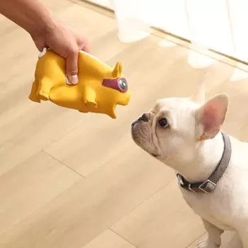 Youpin nouă jucărie de câine de companie scartaie stoarce sunet de porc jucărie durabil mesteca jucărie animale de companie jucărie de sunet nu se deformeze ușor pentru a curăța casa inteligentă