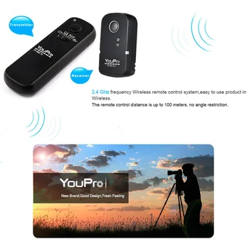 YouPro YP-860 S2 2.4 G Wireless de Control de la Distanță Transmițător Receptor de Eliberare a Declanșatorului pentru Sony A58 A7 A7R A7II ect Camere DSLR