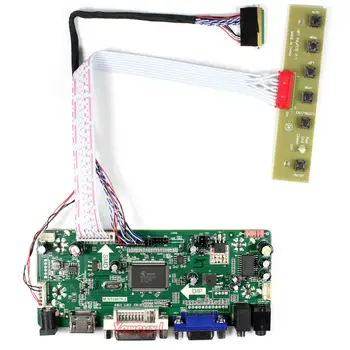 Yqwsyxl Control Board Monitor Kit pentru LP156WH4(TL)(Q1) LP156WH4-TLQ1 HDMI+DVI+VGA LCD ecran cu LED-uri Controler de Bord Driver