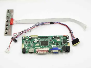 Yqwsyxl Control Board Monitor Kit pentru LP156WH4(TL)(Q1) LP156WH4-TLQ1 HDMI+DVI+VGA LCD ecran cu LED-uri Controler de Bord Driver