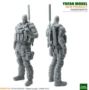 Yufan Model 1/35 Figura Model de Kit sua. Sniper Rășină Soldat YFWW35-1833