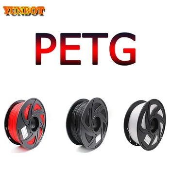 YUNBOT PETG de Imprimare 3D cu Filament PETG Fibra de Carbon cu Filament de 1.75 mm 1KG de Calitate Premium pentru Imprimantă 3D cu Filament