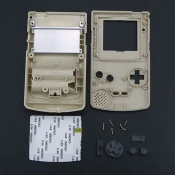 YuXi Locuințe Complet Shell Acoperire pentru Nintendo Gameboy Color Înlocuitor Pentru GBC Controller Caz de Plastic