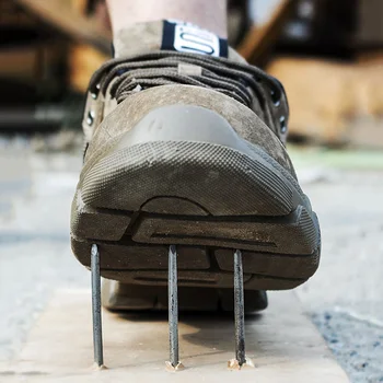 Yuxiang Noi, De Siguranță, Pantofi De Lucru Cu Bombeu Metalic Indestructibil Pantofi Respirabil Pantofi De Siguranță Omul De Oțel Tep Cizme De Lucru