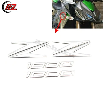 Z1000 3D Logo-ul Chrome Motocicleta Vinly Z Formă de Autocolante, Decalcomanii Pentru Kawasaki Z 1000 Toate Modelele Insigna Emblema Accesoriu