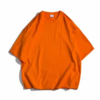 ZAZOMDE Nou de Bumbac T-shirt cu maneci Scurte Om de Vară Vrac solid tricou pentru barbati Round Neck Top Hip Hop de sex Masculin Plus Dimensiune tricou
