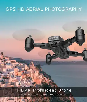 ZD8 RC Drone O Cheie de schimb GPS-ul rezistent la Șocuri Ajustare Unghi Larg de Pliere WIFI Cu Camera 4K, 1080P Profesionale Quadcopter Kit