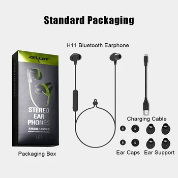 ZEALOT H11 Căști fără Fir Bluetooth Sport Magnetic Cască Stereo Fone De Ouvido Cu Microfon Impermeabil