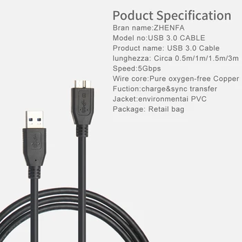 Zhenfa cablu USB 3.0 PENTRU nikon SLR D800 D800E D810 UC-E14 UC-E22 PENTRU CANON 7D2 5D4 5DS 5DSR 1DX2 Trage de Sincronizare Linie de cablu