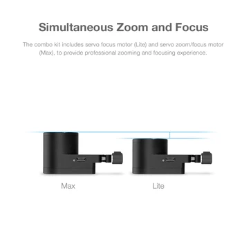 ZHIYUN Dual Follow Focus Controller Focus și Zoom Combo Kituri pentru Macara 3S Macara 3SE Gimbal Stabilizator Accesorii