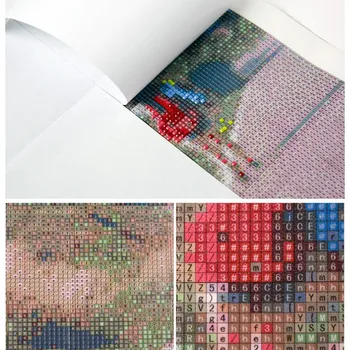 Zhui Star full Pătrat de gaurit cu Diamant pictura cruciulițe băiețel de gândire Diamant broderie decor Mozaic HY