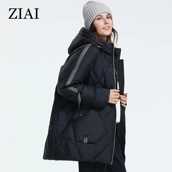 ZIAI 2020 moda geaca de iarna femei Plus Dimensiune stema cu Gluga Cald hanorac femei casual din Bumbac Îmbrăcăminte de brand de top hotsale AR-7137