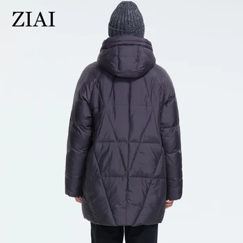 ZIAI 2020 moda geaca de iarna femei Plus Dimensiune stema cu Gluga Cald hanorac femei casual din Bumbac Îmbrăcăminte de brand de top hotsale AR-7137
