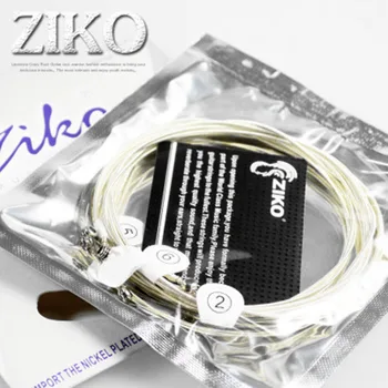 Ziko Chitara Acustica, Siruri De Caractere Set 010 011 012 Argint Placare Cu 6 Corzi Pentru Chitara Acustica Piese De Instrumente Muzicale