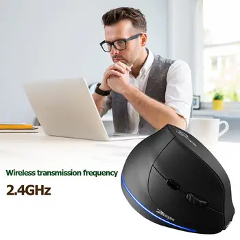 ZILOTUL F-35 2.4 GHz 6 Butoane Wireless Rechargeable Gaming mouse-uri de Calculator 2400 DPI Reglabil Ergonomic Optice Verticale Mouse-ul