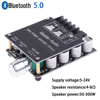 ZK-1002L 502L MINI Bluetooth 5.0 DC 5-24V Wireless Audio Digital, Amplificator de Putere W2X1 Bluetooth Digital, Amplificator de Putere de Bord