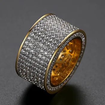 Zlxgirl bijuterii rundă completă inel de nunta bijuterii pentru femei de mireasa bijoux brand mirco pavate cubic zircon femei inel cadouri aneis