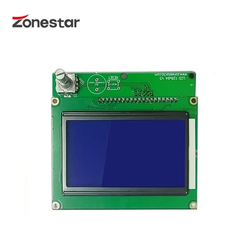 ZONESTAR LCD 12864 LCD Cablu, tv LCD Display Module 128x64 Puncte Ecran Albastru lumina de Fundal Pentru ZRIB RAMPE Arduino Mega