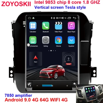 ZOYOSKII Android 10 10.4 inch ecran vertical Tesla stil auto gps de navigare radio player pentru KIA Sportage R K3 2011 2012-