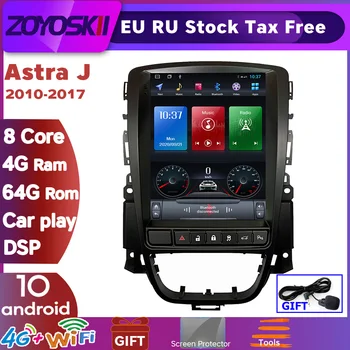 ZOYOSKII sistemul de operare Android de 10 inch vetical Tesla ecran gps auto multimedia radio-navigație pentru Opel Astra J, Vauxhall Astra 2010-2017
