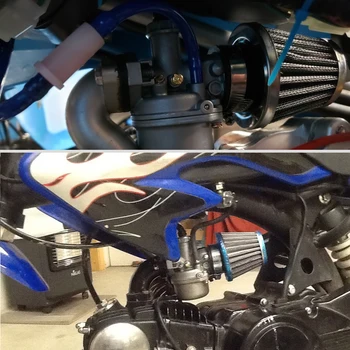 ZSDTRP Modificat Motocicleta Carburator Filtru de Aer Cupa Țeavă de Admisie 35mm, 38mm 42mm 45mm 52mm 58mm Pentru MIKUNI OKO KOSO Ciuperci Cap