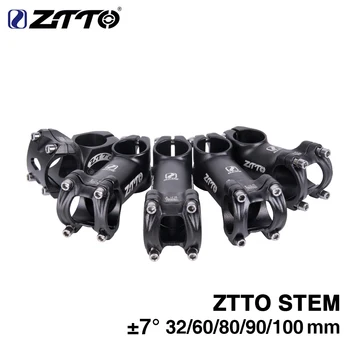 ZTTO MTB Biciclete Road biciclete coloană 7 Gradul 32 60 80 90 100 mm Ușoare de Înaltă Rezistență 31.8 mm Stem Pentru XC SUNT biciclete volan