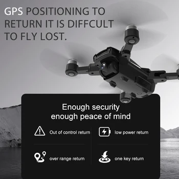 ZWN I3 GPS Drona cu 5G Wifi FPV HD 4K Camera Dublă fără Perii Fluxului Optic RC Quadcopter Urmați-Mă Mini Dron vs L108 SG108 EX5