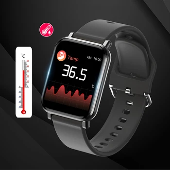 În 2020, 24-ore temperatura corpului monitorizare 1.4-inch HD Smart watch femei temperatură inteligent brățară electronică încheietura ceas pentru bărbați
