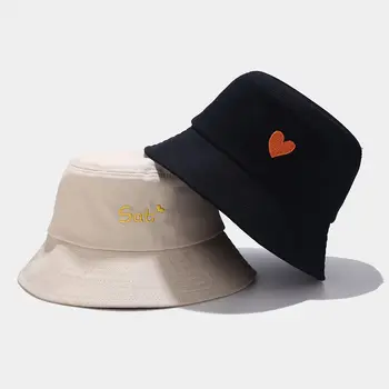 În 2020, Cele Mai Noi Bucket Hat Pentru Femei Barbati Broderie Pescari Moda Pălărie Găleată Capace De Pălării
