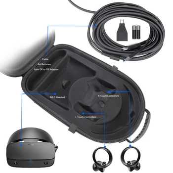 În 2020, cele mai Noi Hard care pleacă Caz de Stocare de Caz Husă de Protecție Sac geantă de transport pentru Oculus Rift PC S-Alimentat Gaming Headset VR