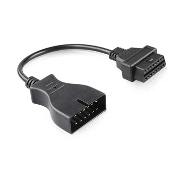 În 2020, cele mai Noi OBDII OBD 2 Conector Adaptor pentru GM 12 Pin GM12 la 16 Pin Auto Cablu de Diagnosticare Pentru Vehiculele GM autoscanner adaptor