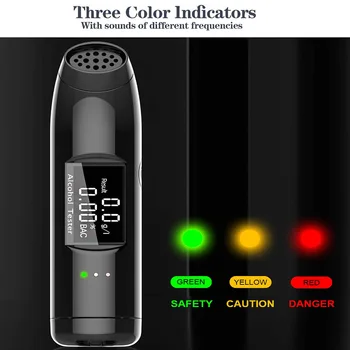 În 2020, Noul Alcooltest Digital Alcool Tester USB de Încărcare Detector de Alcool Respirația Analizor Profesional Ecran LCD Incarcator USB
