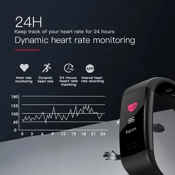 În 2020, Noul Ceas Inteligent Brățară Rezistent La Apa Culoare Ecran Bratara Heart Rate Monitor De Presiune Sanguina Activitate Tracker De Fitness Band