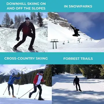 În 2020, Noul Mini Schi, Patine Zăpadă Scurt Skiboards Snowblade-Suri Legături Snowfeet Schi Pantofi