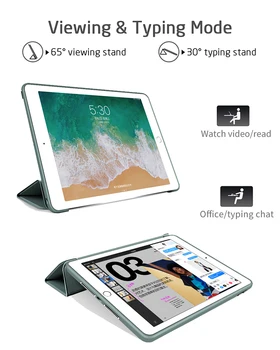 În 2020, NOUL Smart case pentru iPad Air 4 10.9 inch 2020 Caz pentru iPad mini 4 aer 5 1 2 3 4 pro 10.5 11 12.9 10.2 2020 8 /7-lea Caz