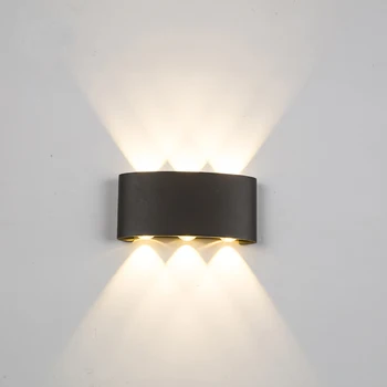 în aer liber LED lampă de perete rezistent la apa AC100V/220V sus și în jos de lumină cu împrumută Interior lumina de perete Decor Noptiera Baie