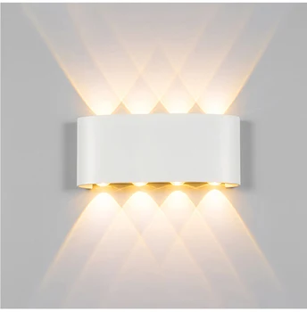 în aer liber LED lampă de perete rezistent la apa AC100V/220V sus și în jos de lumină cu împrumută Interior lumina de perete Decor Noptiera Baie