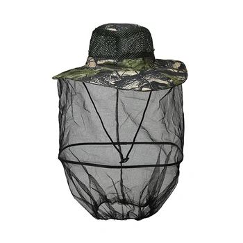 În aer liber, Pescuit Găleată Pălărie Respirabil Umbra Soare Anti Mosquito Net Cap Capac de Protecție Vanatoare Camping Pălărie de om