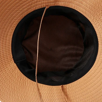 În aer liber Pălărie Margine Largă Găleată Pălării de Protecție UV Boonie Respirabil Pălărie pentru Pescuit, Drumetii, Camping, plimbare cu Barca