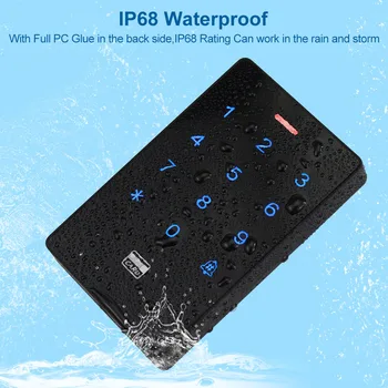 În aer liber, Sistem de Control Acces Kit IP68 rezistent la apa RFID Tastatura +sursa de Alimentare + 180KG Electric Magnetic Grevă Lacate de Usi pentru Casa