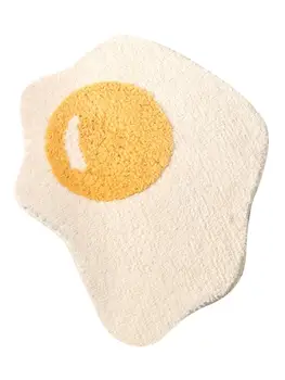 În formă de ou Covoare FĂRĂ Scame covor Covor Artificial Lână de Oaie Păros Mat Pufos Faux Rogojini Copil Camera Zona Covor pentru Camera 70*58 cm