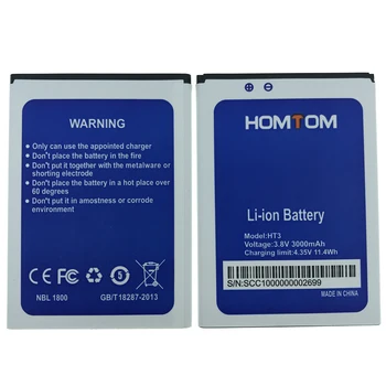 În Stoc Baterie de Înaltă Calitate Pentru Homtom HT3 HT3 Pro Înlocuire Telefon Mobil + Numărul de Urmărire