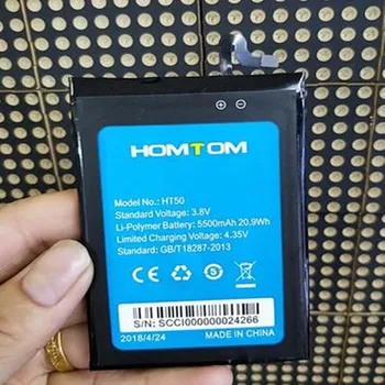 În Stoc de Înaltă Calitate HT50 5500mAh Baterie Pentru Homtom HT50 HT 50 Pro Înlocuire Telefon Mobil + Numărul de Urmărire