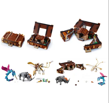 În stoc Newt e Cazul Magice Creatrues Set modelul Blocuri caramizi Copii Jucării pentru Crăciun