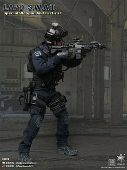 În Stoc set Complet 1/6 Scară UȘOR și SIMPLU ES 26028 1/6 LAPD SWAT Armă Specială și Tactice Ofițer de Poliție pentru fanii collecti