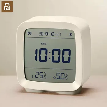 În stoc Youpin Cleargrass Bluetooth Ceas cu Alarmă inteligent de Control de Umiditate și Temperatură Display Ecran LCD Reglabil Veioza