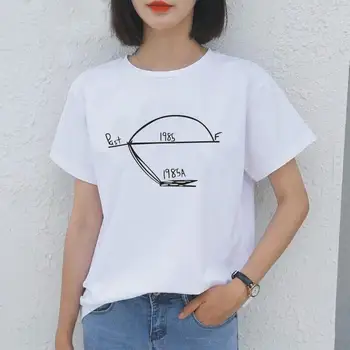 ÎNAPOI ÎN VIITOR, Femei Tricou Maneca Scurta Casual Tricou Femme Harajuku Vara Plus Dimensiune Bluza pentru Femei Topuri Camisetas Mujer