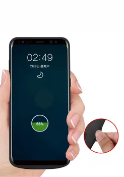 Încărcător de baterie Caz Pentru Samsung Galaxy Nota 9 Nota 8 Subțire, rezistent la șocuri de Putere Banca Caz Pentru Samsung S8 Plus USB Charing Acoperi 6500
